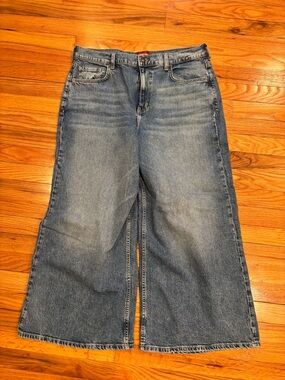 Johnny Was /Sasson Medium Blue Wide-Leg Denim Jeans